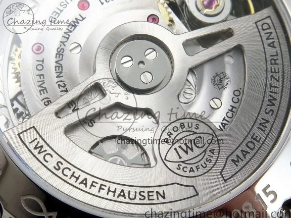 MIROTIME 0412 Casual Portuguese Chrono IW3716 Z+F 1:1 Best Edition White Dial on Blue Rubber Strap A 7016